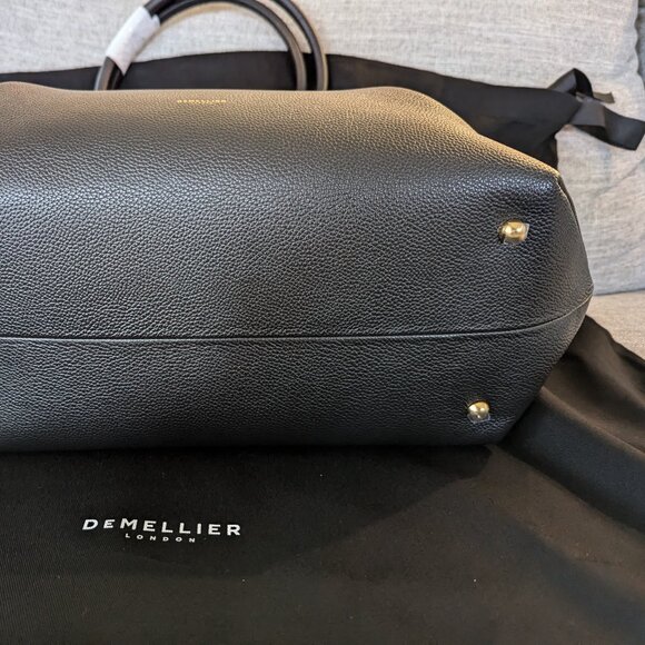 DeMellier New York Tote NWT in black small grain - Picture 9 of 11